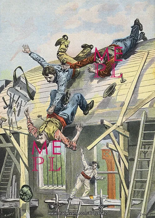  : BUILDERS FALL OFF A ROOF