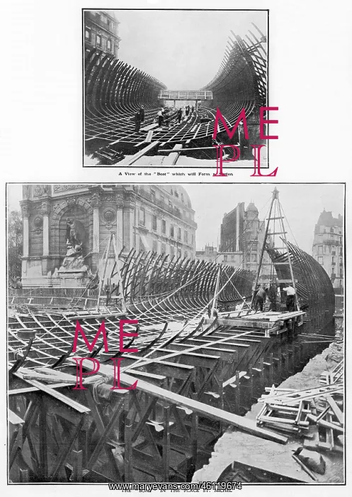 : Building a boat to go beneath a street : Building a boat to go beneath a street