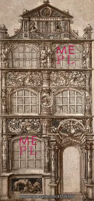 : Building Facade, by Holbein : Building Facade, by Holbein