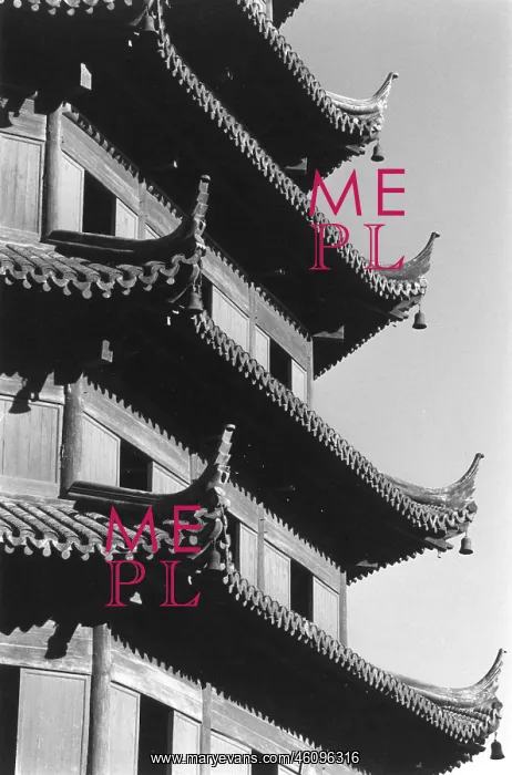: Building at Hangchow (Hangzhou), China : Building at Hangchow (Hangzhou), China