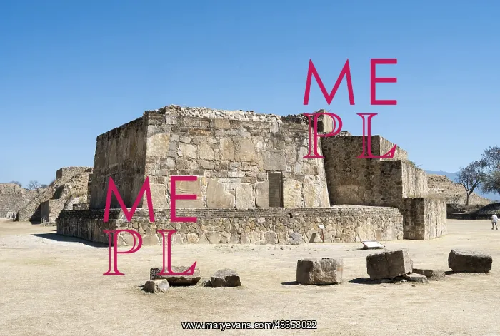 : Building J, Monte Alban, Oaxaca, Mexico : Building J, Monte Alban, Oaxaca, Mexico
