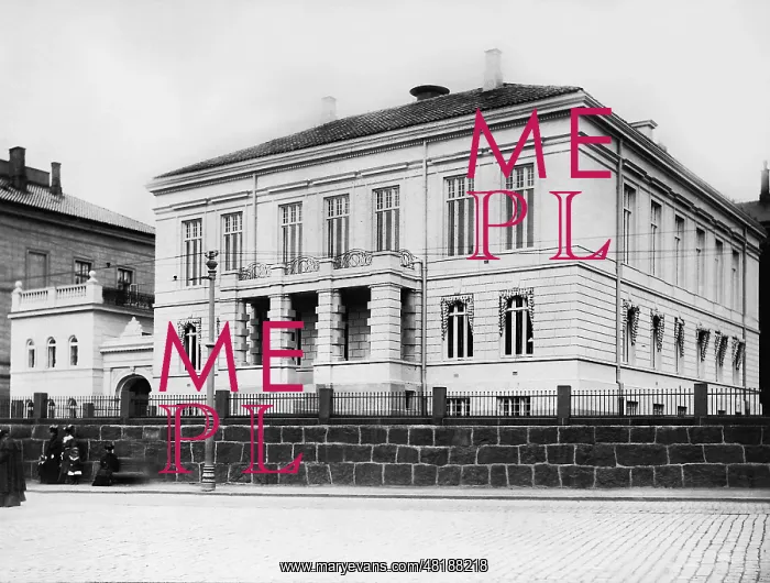 : Building of the Nobel foundation in Oslo, 1905 : Building of the Nobel foundation in Oslo, 1905