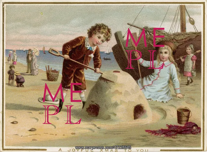 : BUILDING A SANDCASTLE : BUILDING A SANDCASTLE