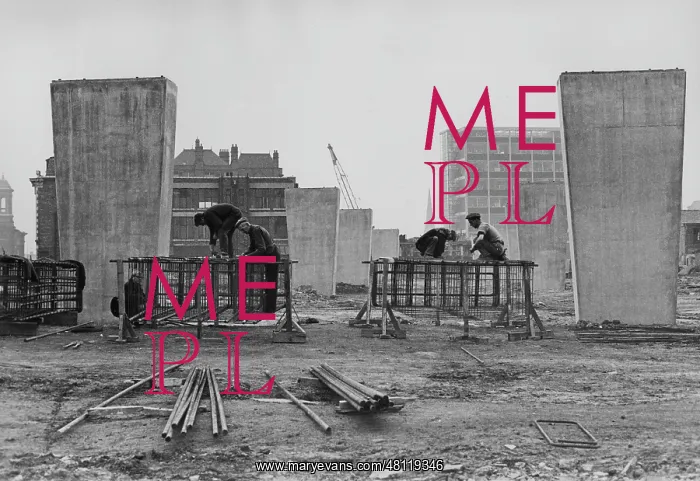 : Building site with work in progress : Building site with work in progress