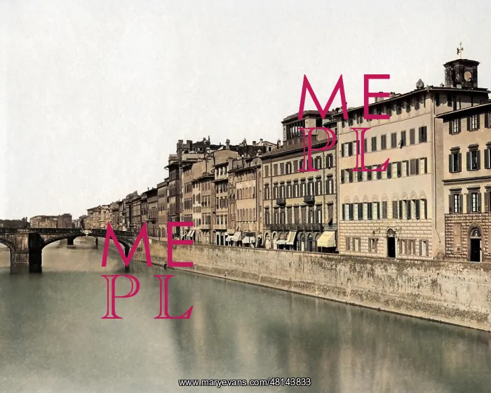 : Buildings on the River Arno, Florence, Italy : Buildings on the River Arno, Florence, Italy
