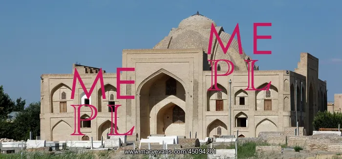 : Bukhara. General view of Abd Al-Aziz-Khan Khanaka : Bukhara. General view of Abd Al-Aziz-Khan Khanaka