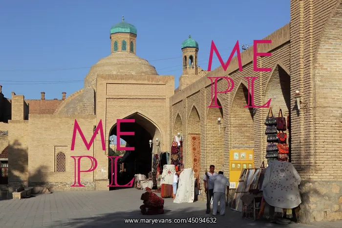 : Bukhara. General view of traders in the arcades : Bukhara. General view of traders in the arcades