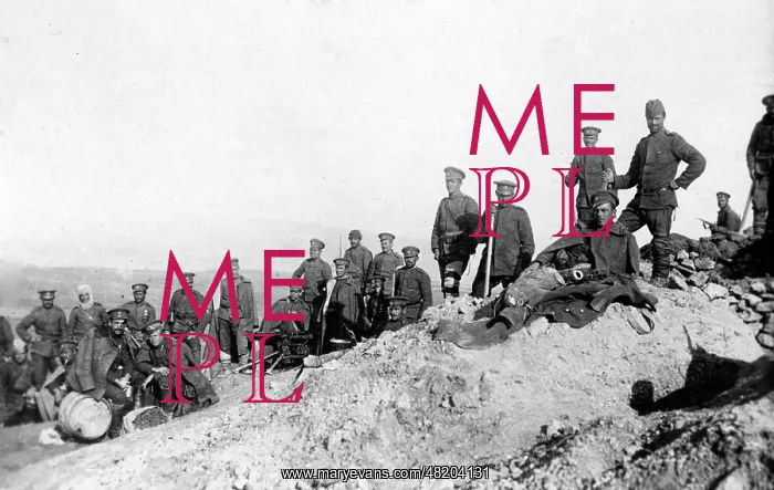 : Bulgarian machine gun division in the Dobrudja, 1916 : Bulgarian machine gun division in the Dobrudja, 1916