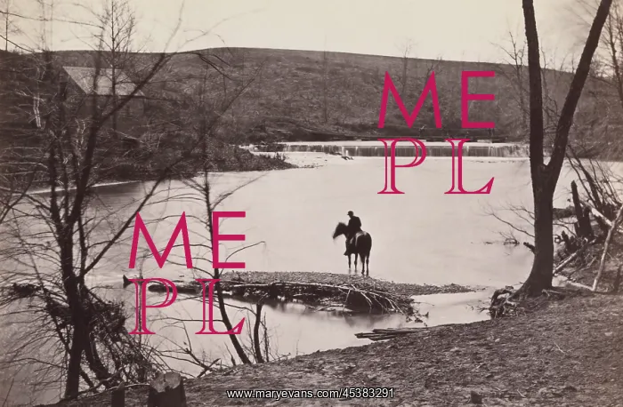 : Bull Run River in March 1862, 8 months after : Bull Run River in March 1862, 8 months after