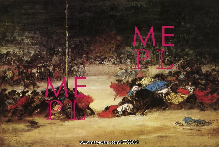 : The Bullfight, by Goya : The Bullfight, by Goya