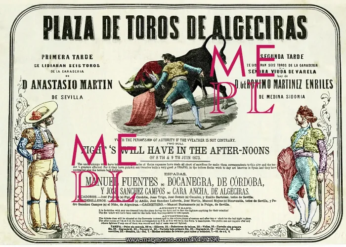  : BULLFIGHTING POSTER