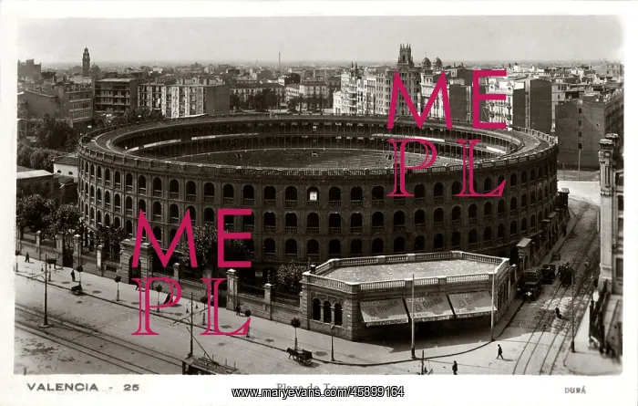 : The Bullfighting Ring at Valencia, Spain : The Bullfighting Ring at Valencia, Spain
