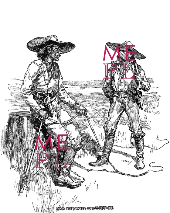 : Bullwhacker and Muleskinner Wearing Guns Holding : Bullwhacker and Muleskinner Wearing Guns Holding
