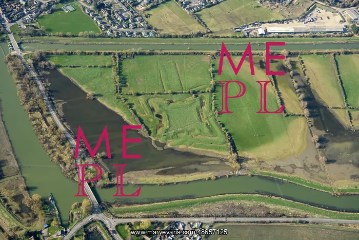 : The Bulwark, Civil War fieldwork, River Great Ouse, Cambs : The Bulwark, Civil War fieldwork, River Great Ouse, Cambs