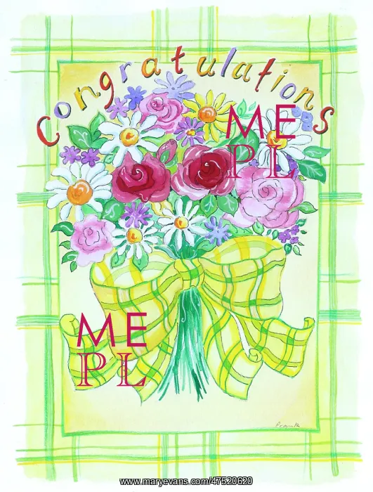 : A bunch of flowers - Congratulations : A bunch of flowers - Congratulations
