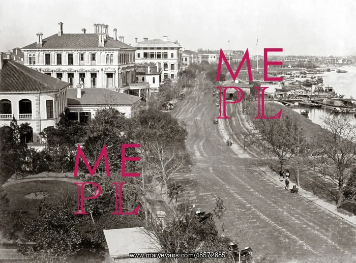  : The Bund, Shanghai, China circa 1890
