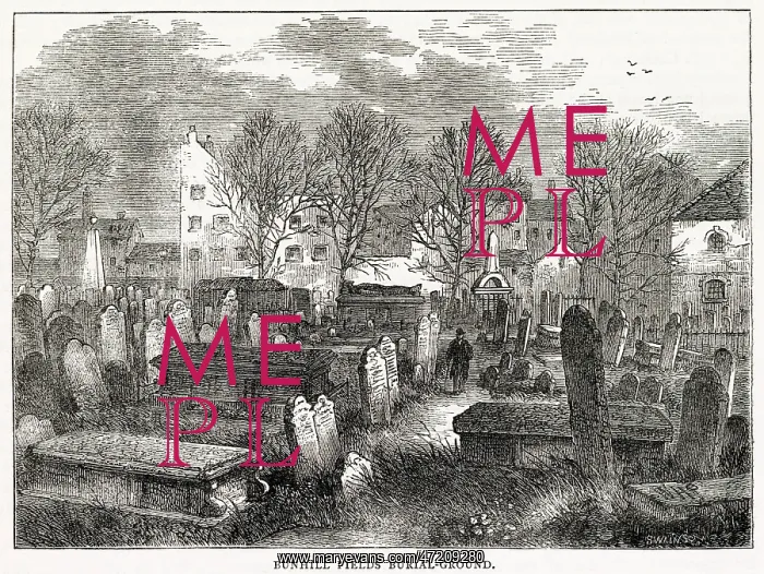 : BUNHILL FIELDS CEMETERY : BUNHILL FIELDS CEMETERY