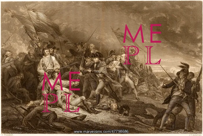 : Bunker Hill, Death of General Warren, 1775 : Bunker Hill, Death of General Warren, 1775