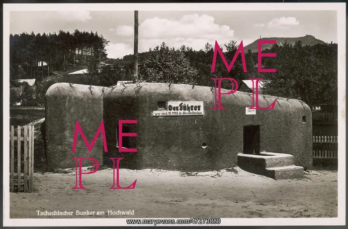 : BUNKER VISITED BY HITLER : BUNKER VISITED BY HITLER