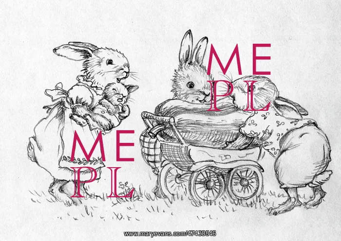  : Bunnies load up a buggy