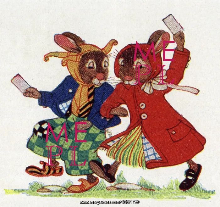 : The Bunnies with party Invitations : The Bunnies with party Invitations