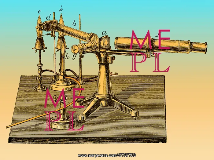 : Bunsen-Kirchhoff Spectroscopic Apparatus, 1869 : Bunsen-Kirchhoff Spectroscopic Apparatus, 1869