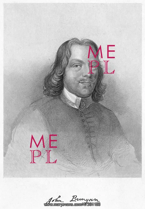 : BUNYAN. JOHN BUNYAN (1628 - 1688), Author of Pilgrim's Progress and other religious works : BUNYAN. JOHN BUNYAN (1628 - 1688), Author of Pilgrim's Progress and other religious works
