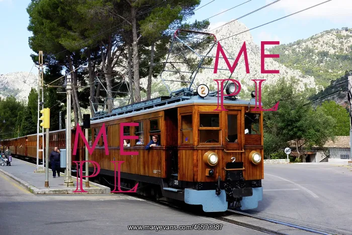 : Bunyola, Mallorca, Spain, - Old Train Palma : Bunyola, Mallorca, Spain, - Old Train Palma