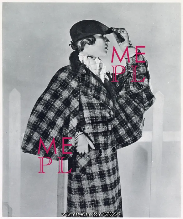 : Burberry coat, 1936 : Burberry coat, 1936
