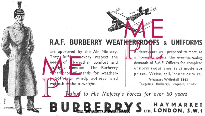 : Burberry RAF Weatherproofs & Uniforms : Burberry RAF Weatherproofs & Uniforms