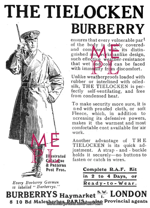 : Burberry Tielocken Flying Coat : Burberry Tielocken Flying Coat