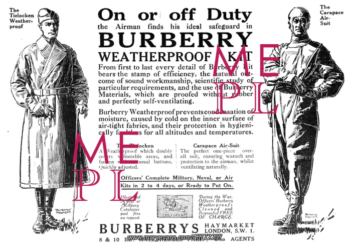 : Burberry Weatherproof Kit For Airmen : Burberry Weatherproof Kit For Airmen