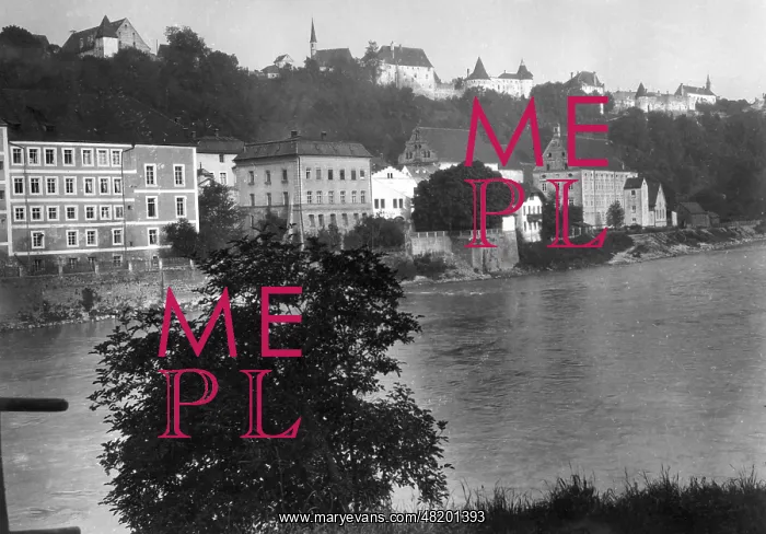 : Burghausen an der Salzach, 1929 : Burghausen an der Salzach, 1929