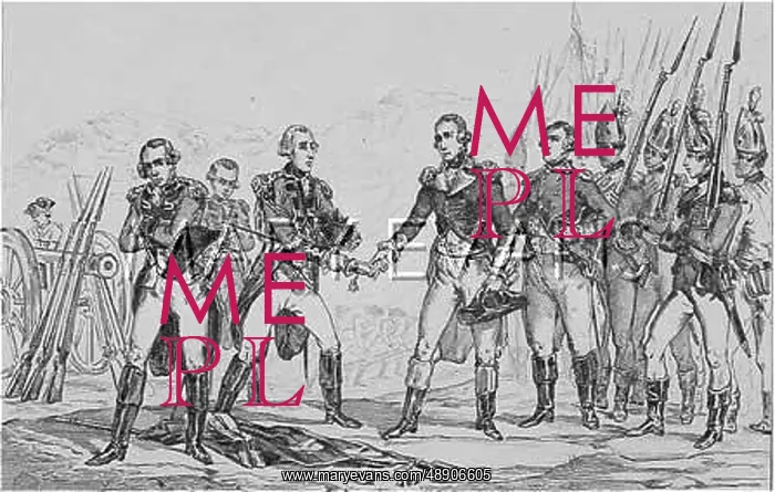 : BURGOYNE CAPITULATES : BURGOYNE CAPITULATES