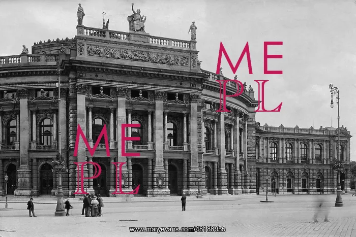 : Burgtheater in Vienna, 1921 : Burgtheater in Vienna, 1921