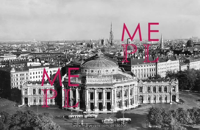 : Burgtheater in Vienna, 1934 : Burgtheater in Vienna, 1934