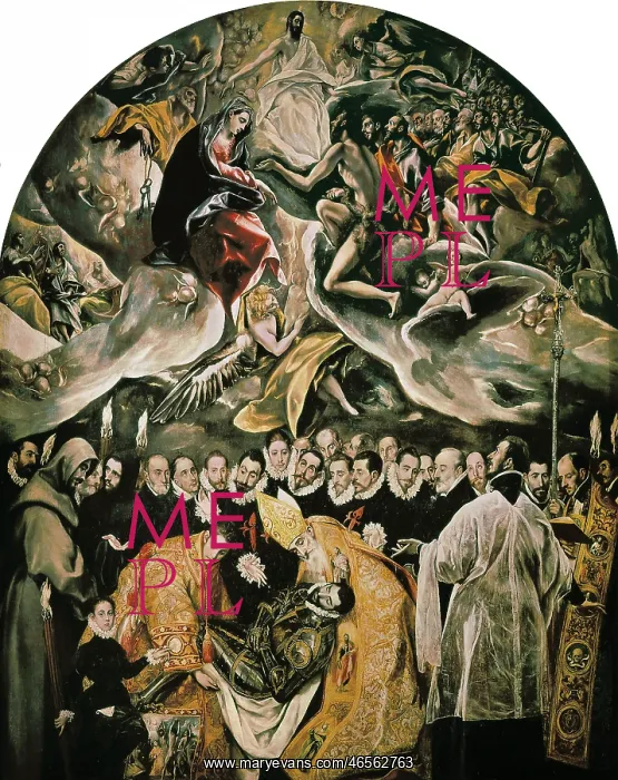 : The Burial of Count Orgaz, by El Greco : The Burial of Count Orgaz, by El Greco