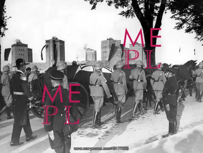 : Burial of Paul von Hindenburg, 1934 : Burial of Paul von Hindenburg, 1934