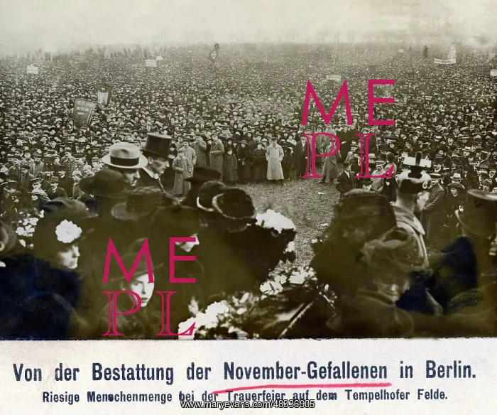 : Burial of the victims of the November Revolution in Berlin : Burial of the victims of the November Revolution in Berlin