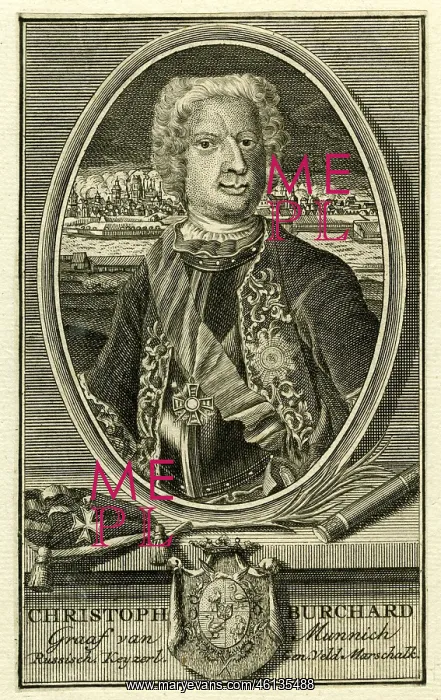 : Burkhard Christophe Count of Munnich : Burkhard Christophe Count of Munnich