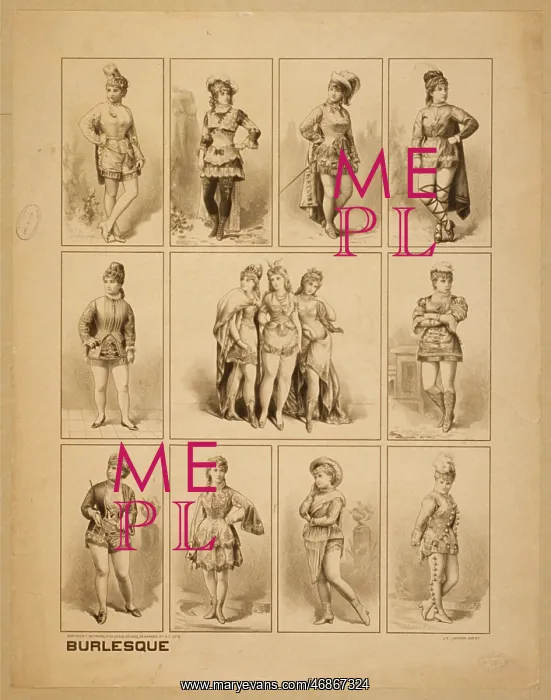  : Burlesque. Date c1879