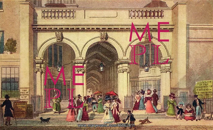 : Burlington Arcade, London, 1828 : Burlington Arcade, London, 1828