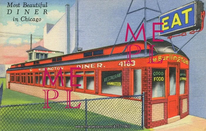: The Burlington Diner, Chicago : The Burlington Diner, Chicago