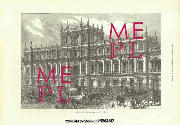 : Burlington House, 1873 : Burlington House, 1873