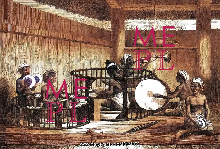 : Burmese musicians, 1872 : Burmese musicians, 1872