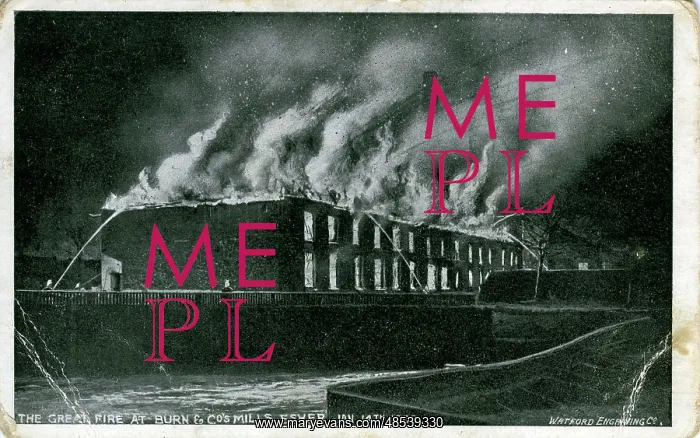 : Burn & Co's Mills Disaster, Esher, Surrey : Burn & Co's Mills Disaster, Esher, Surrey