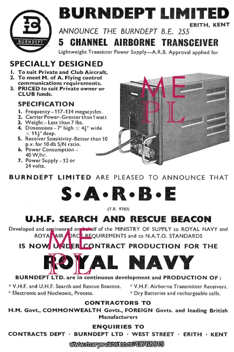  : Burndept SARBE - Burndept Communications Equipment