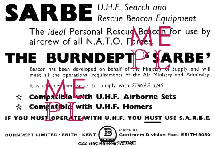  : Burndept SARBE UHF Search & Rescue Beacon