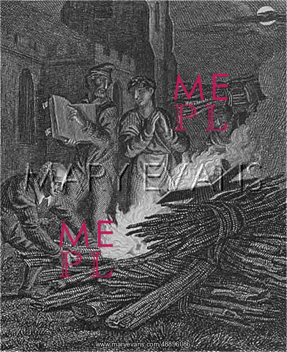 : BURNING A CRUCIFIX 1532 : BURNING A CRUCIFIX 1532