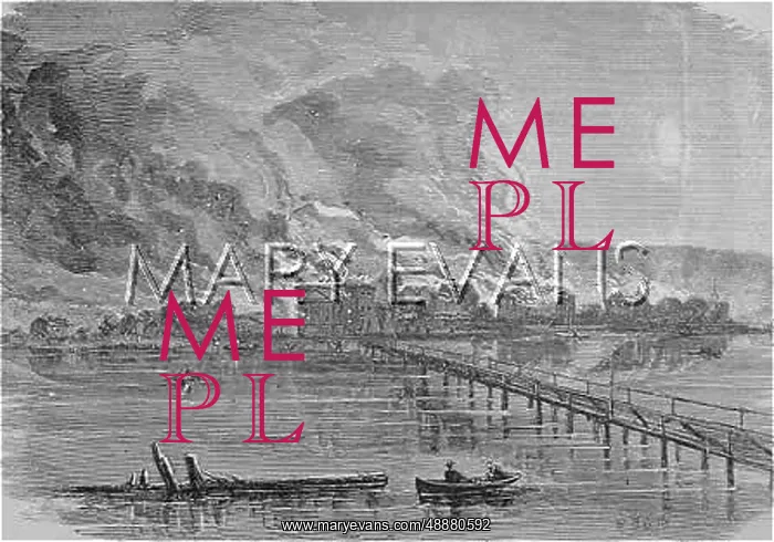 : BURNING OF HAMPTON : BURNING OF HAMPTON